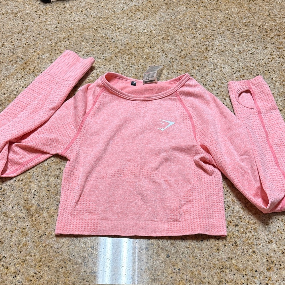 Gymshark Pink Long Sleeve Tee